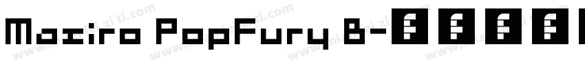 Masiro PopFury B字体转换